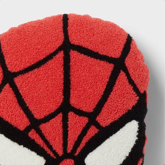 Marvel Spider-Man Mask Kids' Decorative Throw Pillow - Pillowfort NEW - Picture 4 of 7